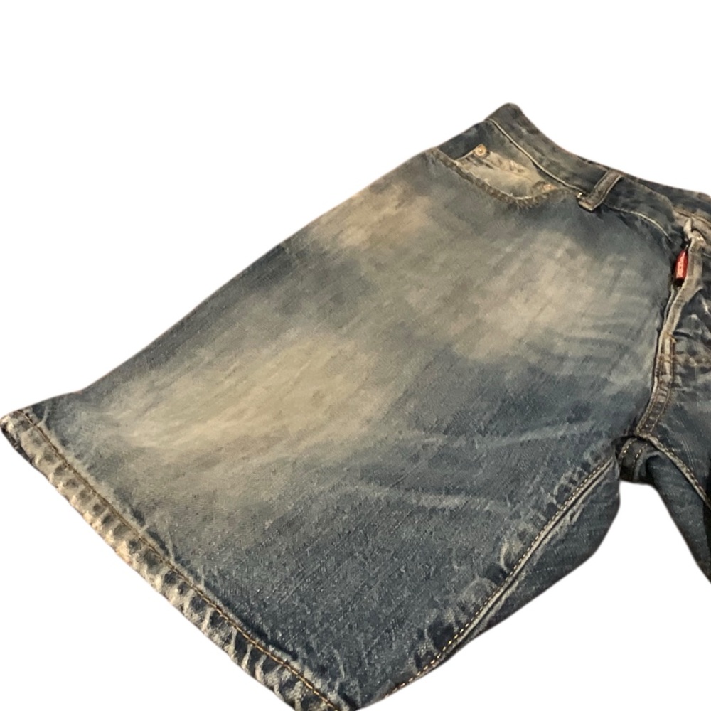 DSQUARED Faded Blue Jean Shorts - Picture 5 of 16
